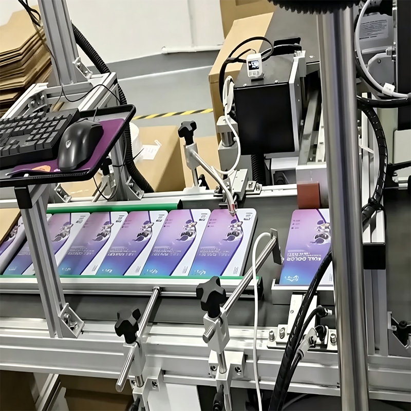 Automatic Packaging Production Line for Mobile Phone Screen Accessories in Iron Boxes